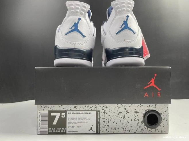 Rep Retro 4 (2015) Jordan Columbia 314254-107 0708